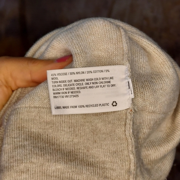Universal Thread Target NWT sweater turtleneck long sleeve oatmeal (tan beige) L - Picture 7 of 13